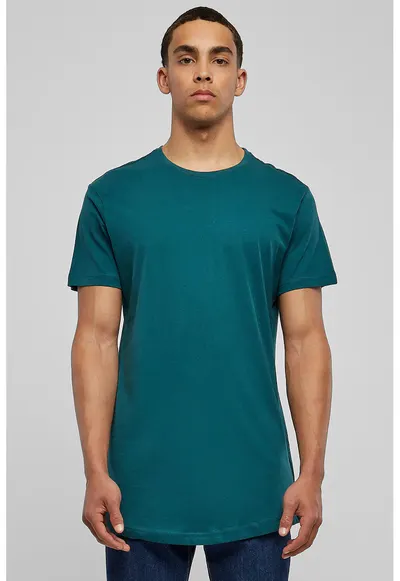 Tricou uni cu maneci scurte - Albastru petrol