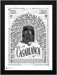 Afiș înrămat GB Eye Movies: Casablanca - Casablanca