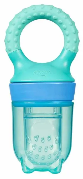 Strecuratoare pentru fructe din silicon Wee Baby - Albastră