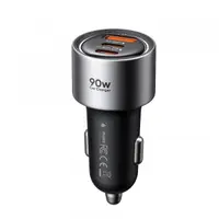 Incarcator Auto McDodo CC-3110 Gana, 90W, 3A, 1 x USB-A - 2 x USB-C, Negru