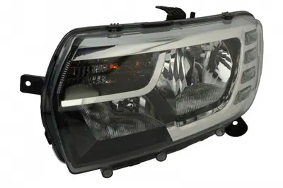 Far fata Stanga (H1 H7, electric, cu motor) potrivit DACIA LOGAN II, LOGAN MCV II, SANDERO II; RENAULT LOGAN STEPWAY II, SANDERO STEPWAY II