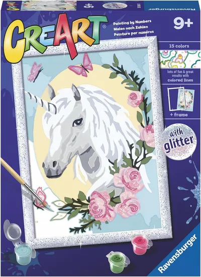 Set de pictură pe numere Ravensburger CreArt - Unicorn