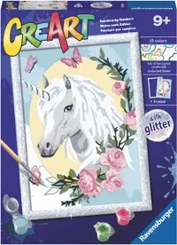 Set de pictură pe numere Ravensburger CreArt - Unicorn