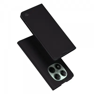Husa pentru Xiaomi Redmi Note 14 Pro+ 5G, Techsuit, Magskin Book, Neagra