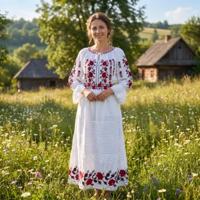 Set traditional format din ie si fusta 54