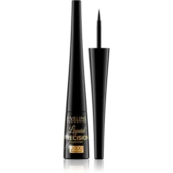 Eveline Cosmetics Liquid Precision 2000 Procent eyeliner cu efect matifiant