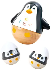 Jucărie din lemn Hape Internstional - Pinguini