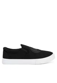 Tenisi copii - negru - material sintetic