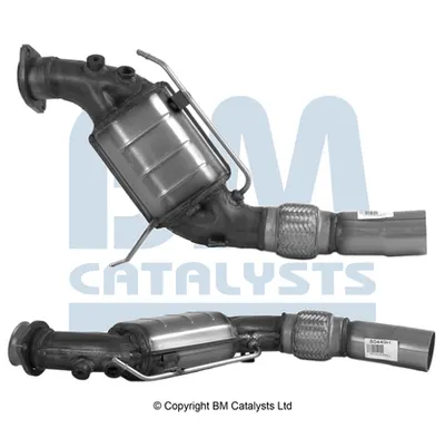 Catalizator EURO 4 potrivit BMW Seria 5 (E60), 5 (E61) 2.5D 3.0D 2004-2010