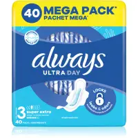 Always Ultra Super Extra Size 3 absorbante cu aripioare 40 buc