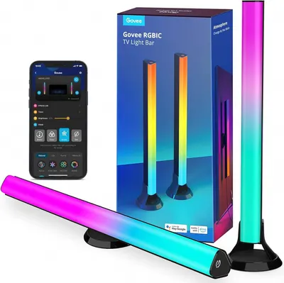 Lămpi LED inteligente pentru televizor Govee - Flow Plus H6046, 45-70'', multicolore