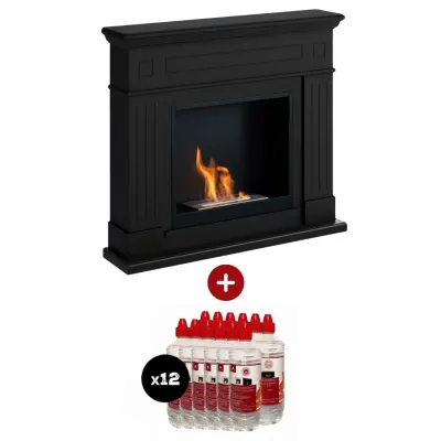 Pachet Larsen Deep Black Semineu + 12L bioetanol