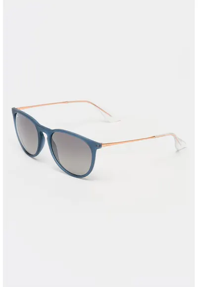 Ochelari de soare pantos unisex Erika - Auriu/Bleumarin