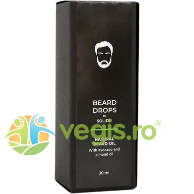 Ulei Natural pentru Barba cu Avocado si Ulei de Migdale 30ml