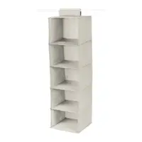 Organizator pentru șifonier de agățat din material textil Nancy – Compactor