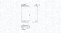 Schimbator caldura incalzire habitaclu potrivit CITROEN C3 I, C3 PLURIEL, XSARA PICASSO; PEUGEOT 206, 206+, 307, 307 KOMBI 1.1-2.0D 09.98-