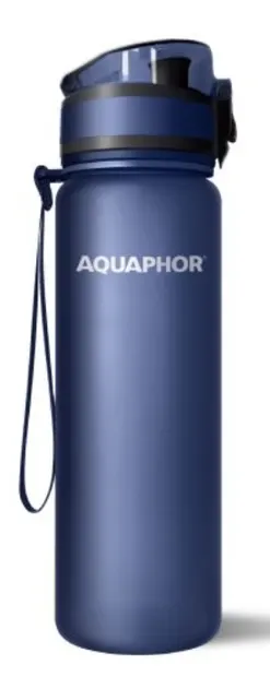 Sticlă filtrantă pentru apă Aquaphor - City, Filter, 0.5 l, navy