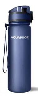 Sticlă filtrantă pentru apă Aquaphor - City, Filter, 0.5 l, navy