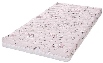 Saltea pentru copii Lorelli - Holiday, 60 х 120 х 10 cm, ursuleț balerină roz