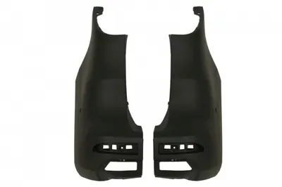 Bara corner spate stanga dreapta (set; varianta cu clapeta, cu orificiu senzor asistenta parcare, negru) potrivit RENAULT KANGOO III Van 01.21