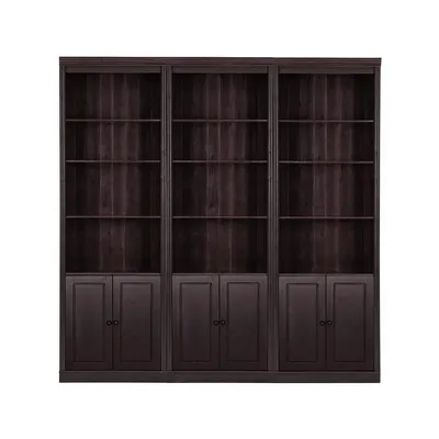 Bibliotecă maro din lemn de pin 222x223 cm Anita – Støraa