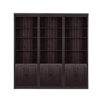 Bibliotecă maro din lemn de pin 222x223 cm Anita – Støraa