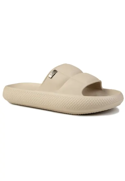 Papuci dama Maya Slider - Bej