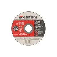 Disc abraziv pentru metal-inox ELEFANT 115*1,2*22,23 - Pachet 40 bucati
