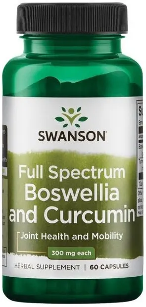 Full Spectrum Boswellia and Curcumin, 60 capsule, Swanson