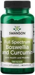 Full Spectrum Boswellia and Curcumin, 60 capsule, Swanson