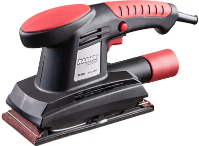 „Șlefuitor vibrațional Raider – Black Edition, RD-SA28, 90 x 187 mm, 260 W