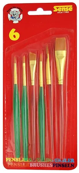 Set pensule pentru pictură Sense – 6 bucati