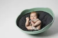 Scoica de echilibru Mini verde nordic pentru stimularea abilitatilor motorii