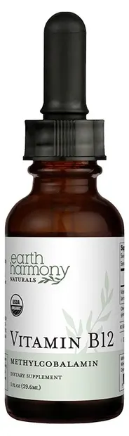 Vitamin B12, picături, 29.6 ml, Earth Harmony