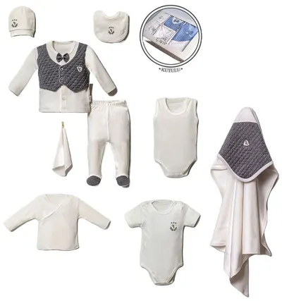 Trusă de scris Tafyy - 10 piese , costum gri