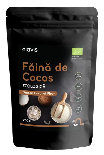 Faina de cocos ecologica, 250g, Niavis