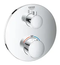 Baterie cada sau dus termostatata Grohe Grohtherm Round cu montaj incastrat