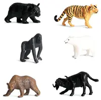 Set de figurine Rappa - Animale sălbatice, 6 bucăți, 4-7 cm