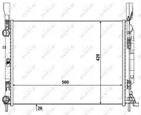 Radiator apa racire motor RENAULT KANGOO, KANGOO BE BOP, KANGOO EXPRESS 1.2 dupa 2008