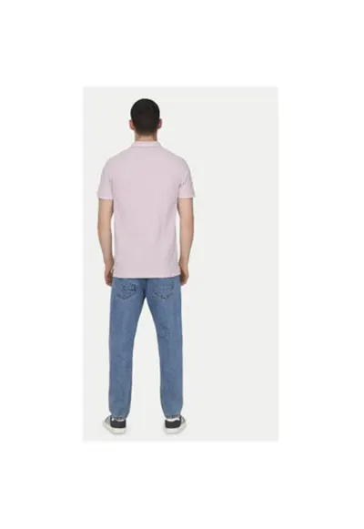 Tricou polo barbati Sons - 22024827 - Bumbac organic - Roz - Roz