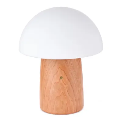 Veioză cu luminozitate reglabilă și abajur din sticlă (înălțime 32 cm) Alice – Gingko