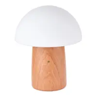 Veioză cu luminozitate reglabilă și abajur din sticlă (înălțime 32 cm) Alice – Gingko