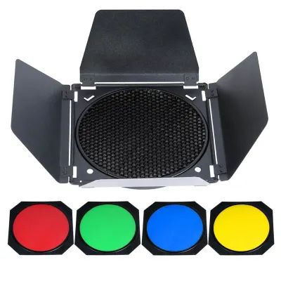 Kit Godox BD-04 Set Voleuri cu filtre si grid - Default Title