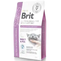 BRIT VD Ultra Hypoallergenic, Insecte, dietă veterinară, hrană uscată fără cereale pisici, alergii, 5kg