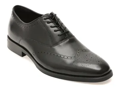 Pantofi elegani ALDO negri, DONALD 001, din piele naturala