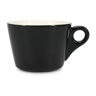 Ceașcă neagră pentru latte din porțelan 280 ml Barista – BonBistro