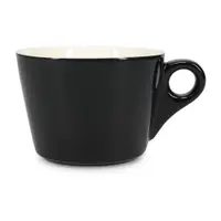 Ceașcă neagră pentru latte din porțelan 280 ml Barista – BonBistro