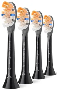 Capete de rezervă Philips Sonicare - Premium All-in-1 A3, HX9094/88, 4 buc, negre
