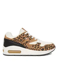 Adidasi copii - animal print - bej - material sintetic