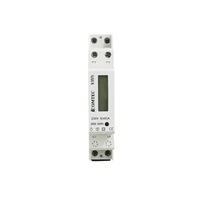 Contoare monofazate – 45A 45A 18 mm - 1 modul analogic